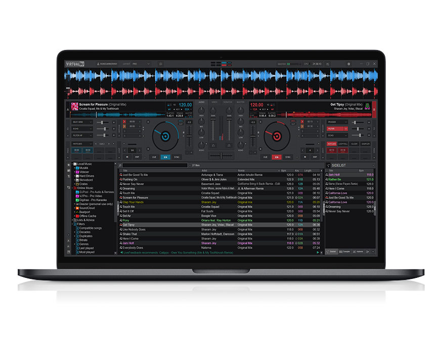 VirtualDJ product interface illustration
