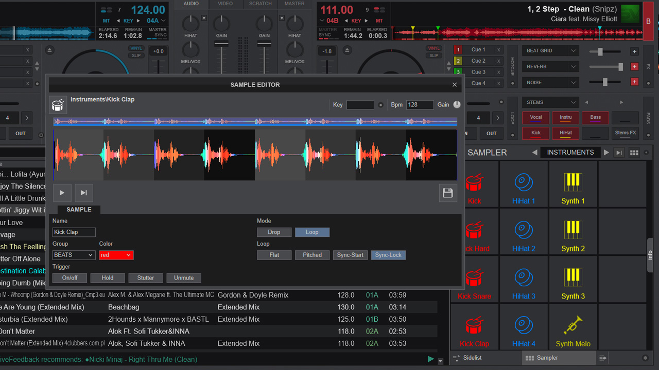 VirtualDJ software interface